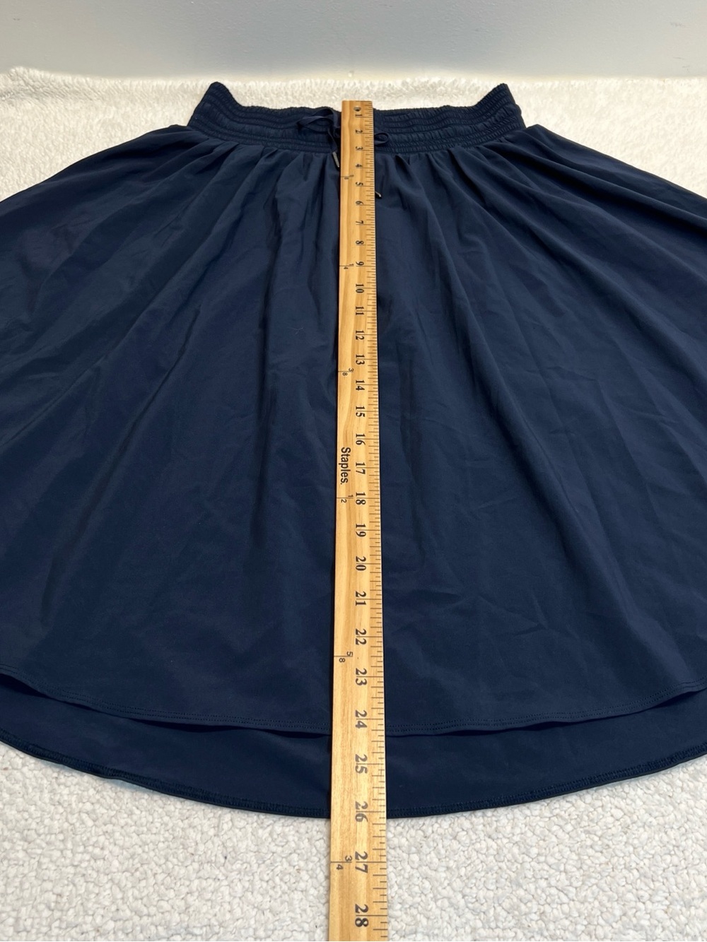 Lululemon Womens The Everyday Skirt Asymmetrical Sportswear Navy Blue, Size 6 - Picture 5 of 11